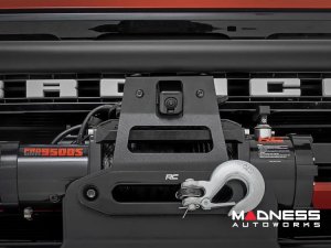 Ford Bronco Front Camera Relocation Bracket - Rough Country - Hawes Fairlead